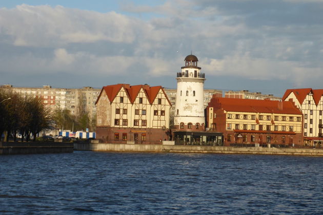 Виды Калининград — Морской канал на теплоходе 