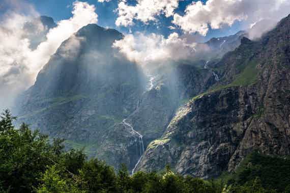 Жемчужина Кавказских гор — Мидаграбинские водопады