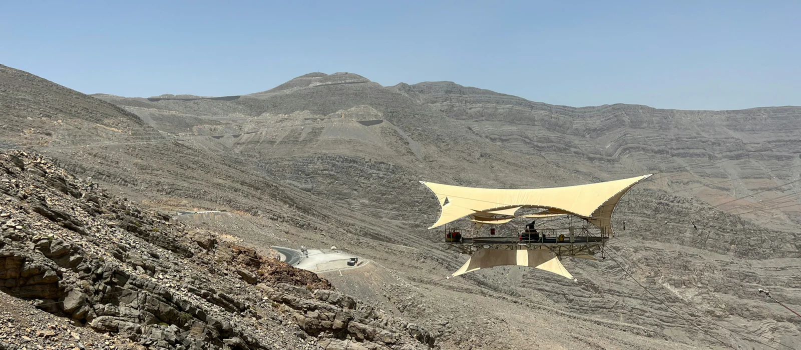 Входной билет на зиплайн-приключение в Jais Sky Tour — экскурсия, Рас-эль-Хайма, ОАЭ | Покатаем
