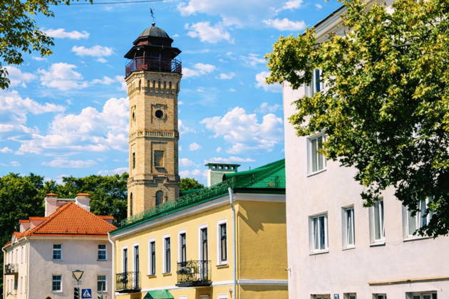 Старый Гродно в утреннем свете