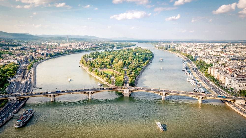 Margaret Island and the Margaret Bridge