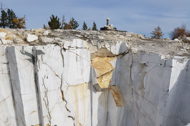 Виды Бугульдейка - королева ветров. Мраморный карьер.