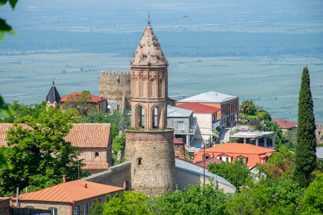 Виды Кахети южный (Сигнахи — монастырь Бодбе)