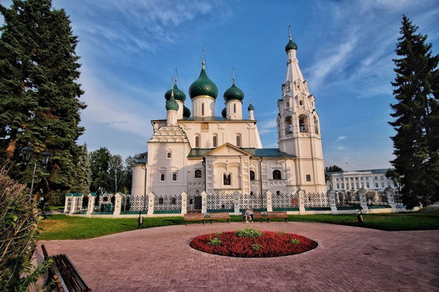 Виды Ярославская мозаика и дом губернатора — художественный музей