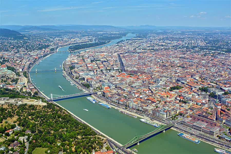 Обзорный полет на вертолете над Будапештом - фото 8