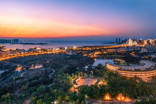 Ночной круиз по заливу Хайкоу на корабле Nanhai Pearl