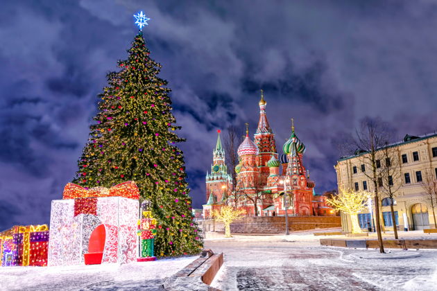 Главные ёлки центра столицы - пешеходная экскурсия по новогодней Москве