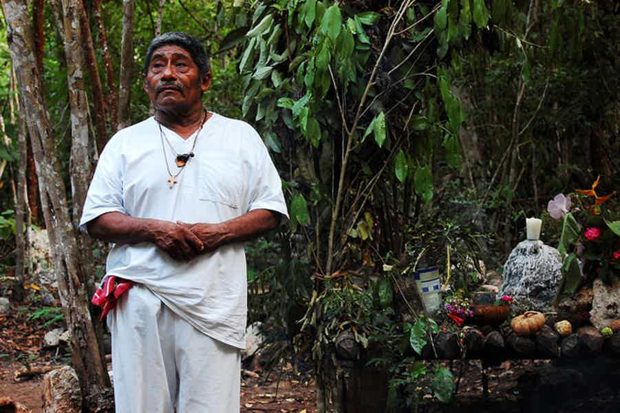 Мексика: "Темаскаль" — индейский оздоровителный обряд под управлением Маянского шамана - фото 5