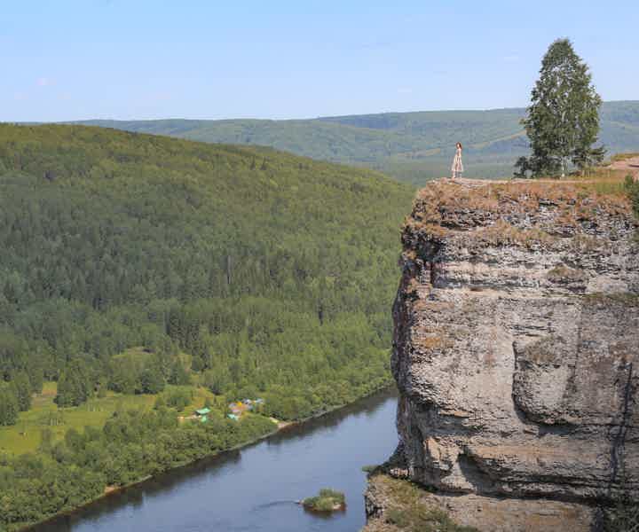 4в1: Гора Полюд, скала Ветлан, пещера с окаменелостями, «ряжи» на реке Вишера - фото 6