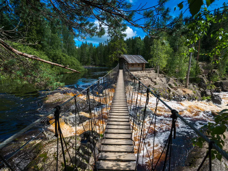 Ретропоезд, олени, водопады и увеличенное время в парке Рускеала — фото 7, Санкт-Петербург | Покатаем