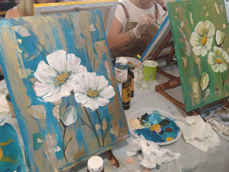 Мастер-класс по живописи на Нижегородской ярмарке — фото 7, Нижний Новгород | Покатаем
