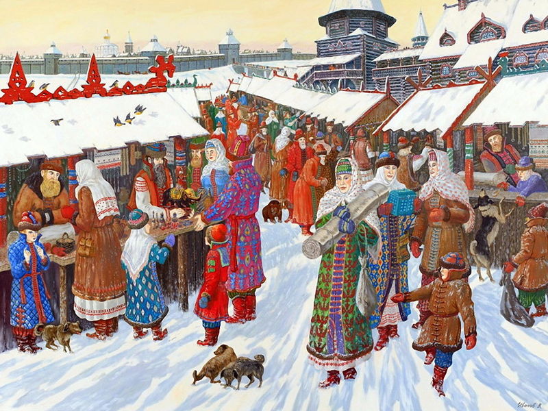 В гостях у купцов.Масленица  - экскурсия в Углич, Россия