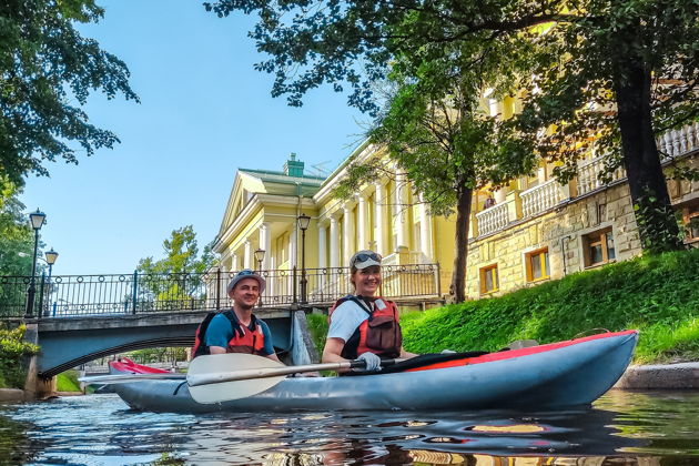 Виды На байдарках и каяках по парковым островам Петербурга