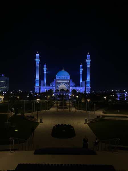 Ночные мечети Чечни и смотровая на Грозный. - фото 6