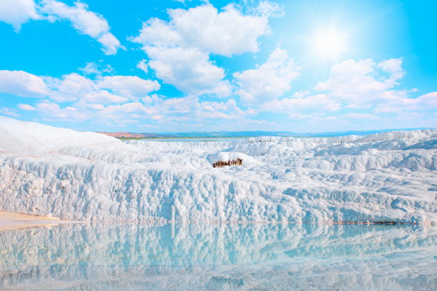 Виды Памуккале - Белая жемчужина Турции из Сиде