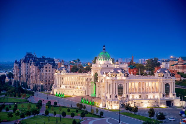 Виды Вечерний новогодний Кремль с легендами и сказками