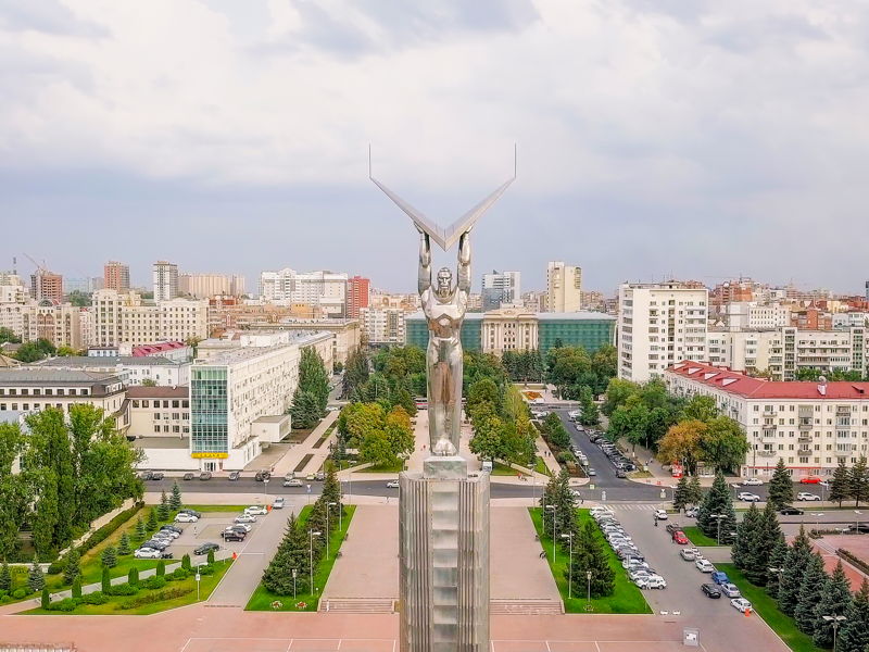 Экскурсия по Самаре и смотровая площадка ж/д вокзала на транспорте туристов - экскурсия в Самара, Россия