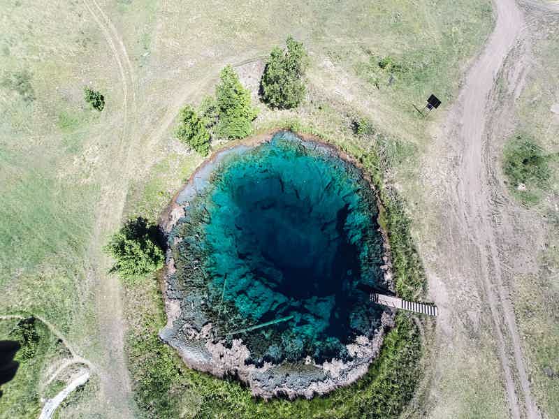 Уникальное Голубое озеро (Зянгяр куль)  - фото 3