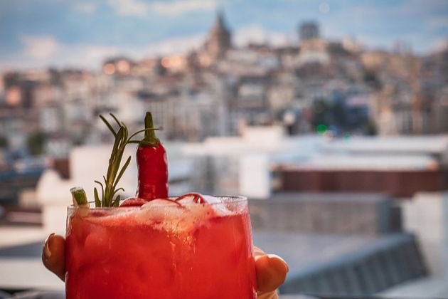 Виды Новый год в ресторане пятизвездочного отеля 