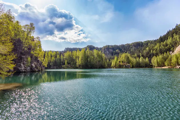 Купание в термальном бассейне и Чешская Швейцария — фото 3