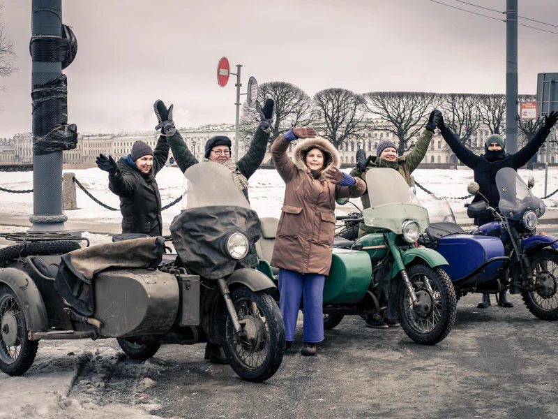 Мотопрогулка «Советский Ленинград» на мотоциклах с коляской — фото 6, Санкт-Петербург | Покатаем