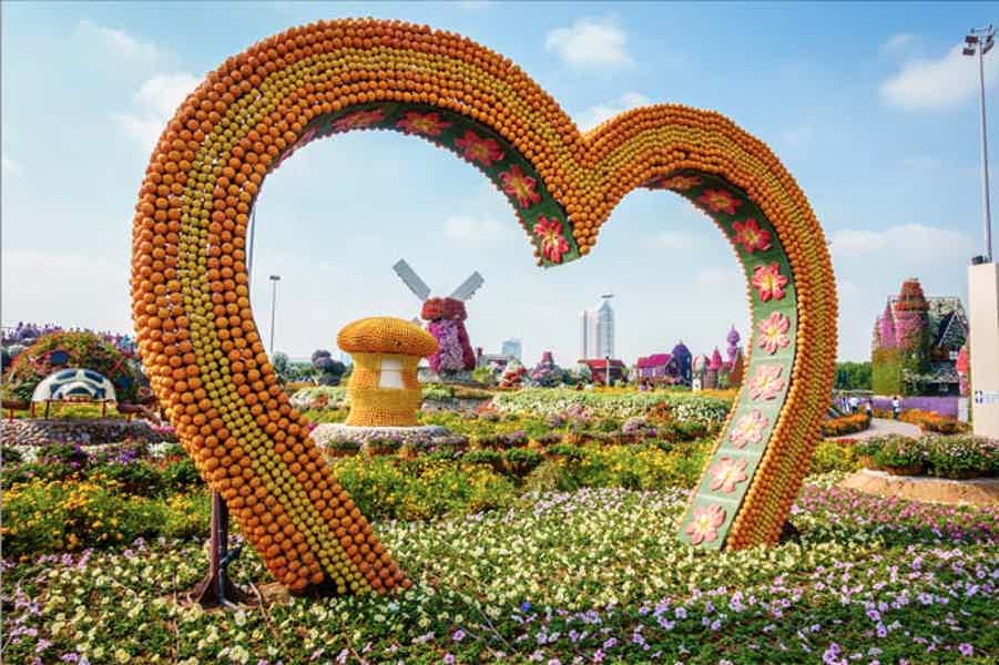 Парк цветов Miracle Garden и всемирная ярмарка Global Village из Абу-Даби - фото 2