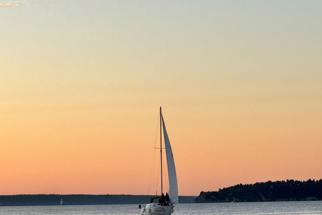 На яхте по Пермскому морю