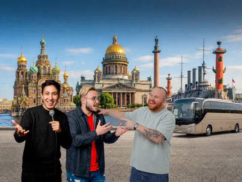 Стендап на колесах! Экскурсия по Санкт-Петербургу со standup-комиком