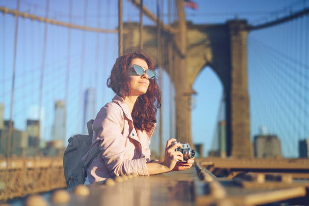 Фотосессия на Бруклинском мосту и в районе DUMBO