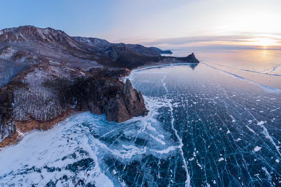 Красивый лёд на Байкале - фото 5