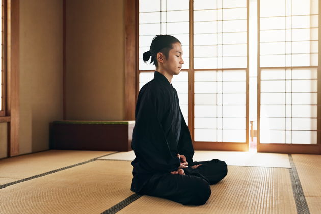 Знакомство с дзеном в храме Дзёсё-ин - медитация и чай с настоятелем
