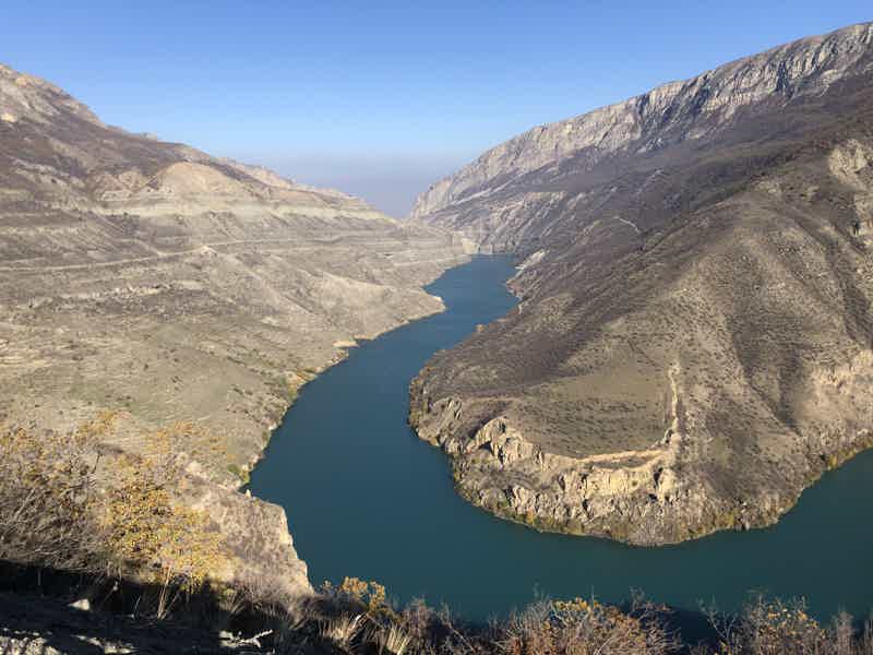 Сулакский каньон и бархан Сарыкум  - фото 1
