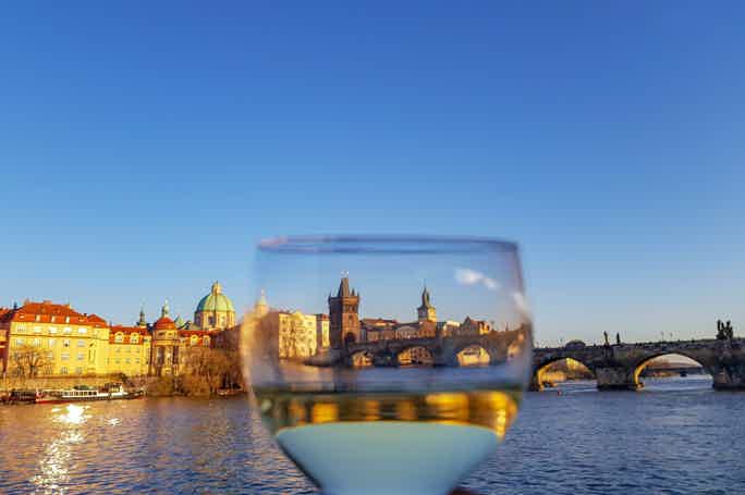 Prague Private Cycle Boat River Tour with Beer or Prosecco