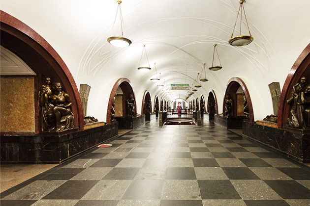 Виды Подземные дворцы Москвы