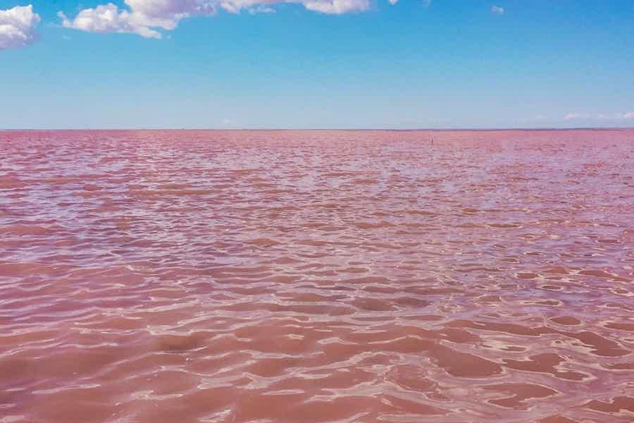 Розовое озеро,Марсианские пейзажи  и село Хыналыг (2200метров за один день) - фото 5