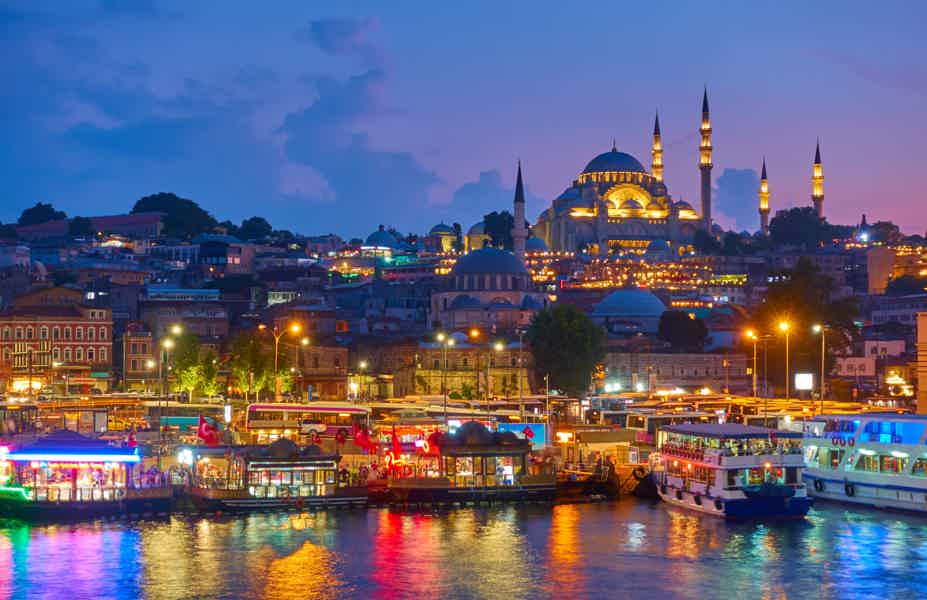 Bosphorus Luxury Catamaran Cruise with Dinner and Turkish Night Show - photo 1