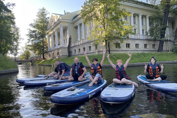 Прогулка на САП по Парковым островам
