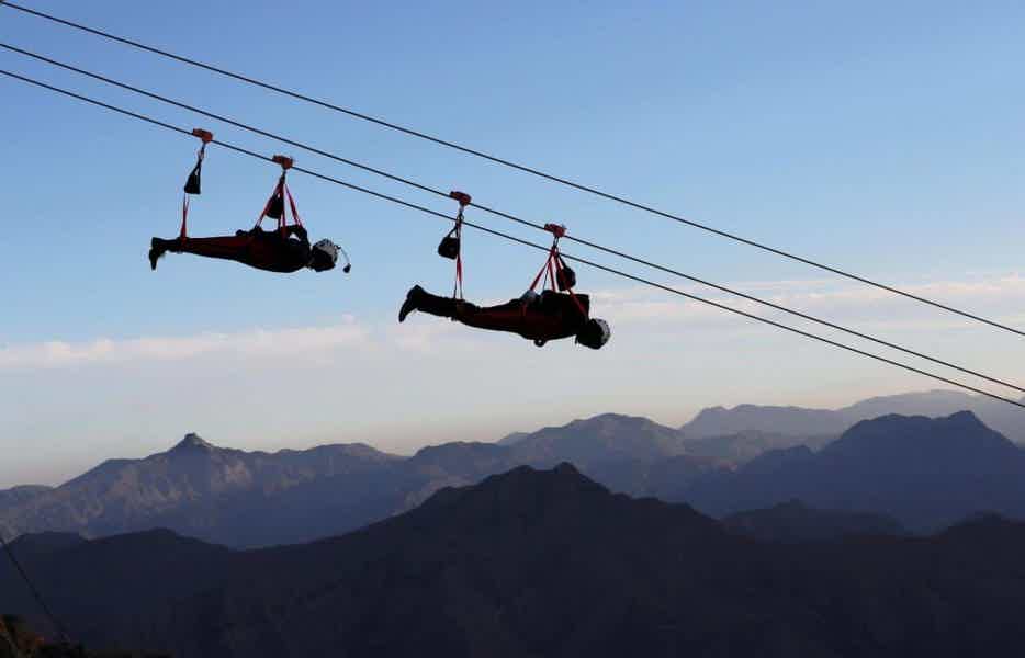 Полет над горными вершинами — ZipLine в Рас-Аль-Хайме - фото 6