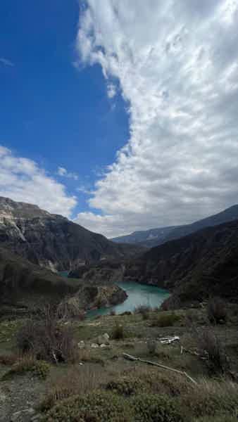 От подножия бархана Сары-Кум до бирюзовых вод Сулакского каньона  - фото 6