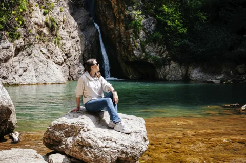 Фотопрогулка К Агурским водопадам на iPhone 14 pro