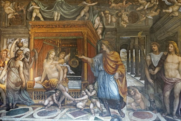 Виды Тайны квартала Трастевере.  Рафаэль-шикарные  фрески. Подземный Рим.