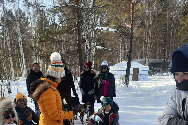 Виды Байкал и Саяны — Рождественская сказка