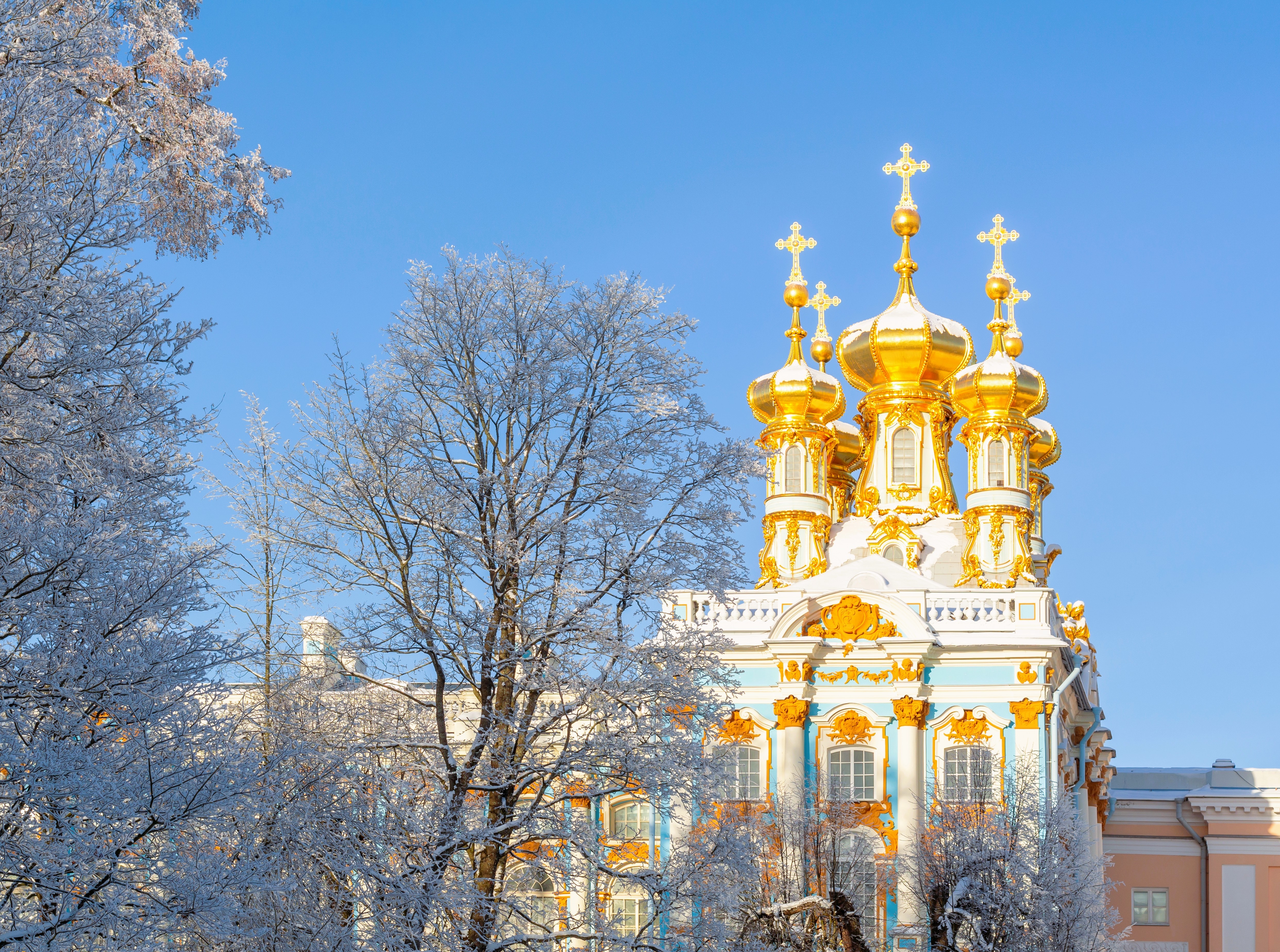 Царское Село, Екатерининский дворец, Янтарная комната