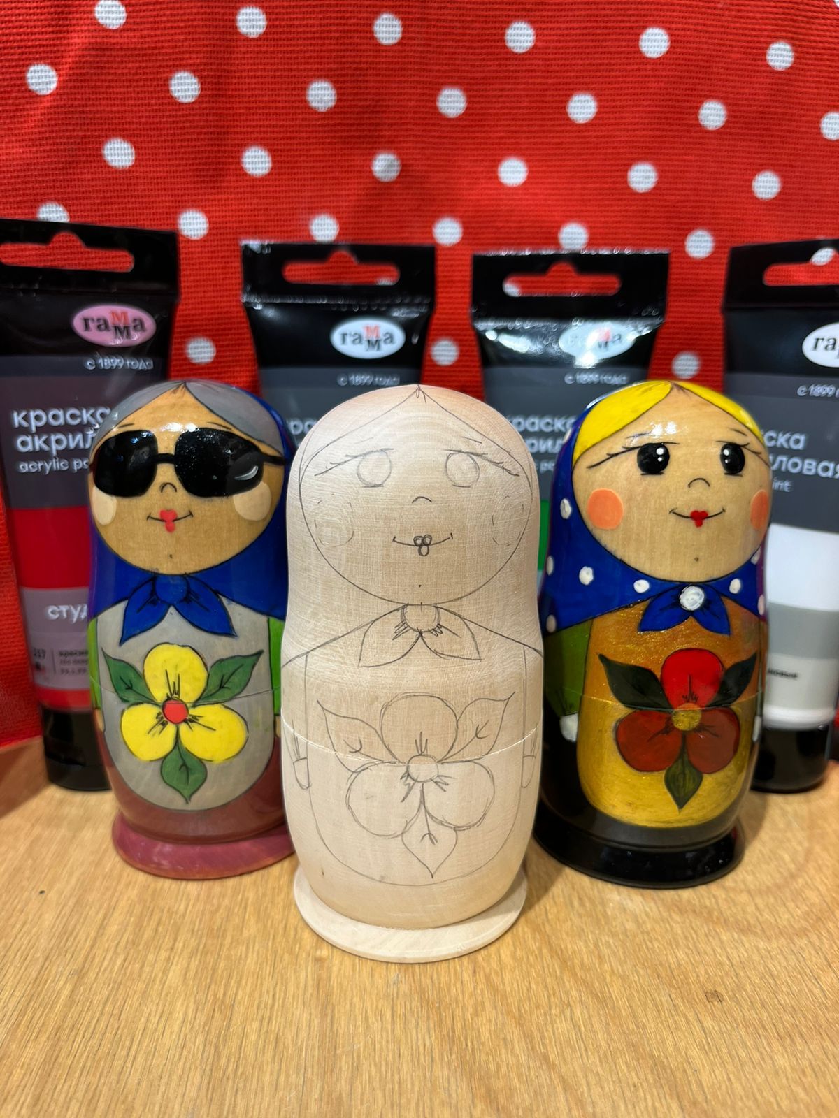 Мастер-класс по росписи матрешек для детей и взрослых