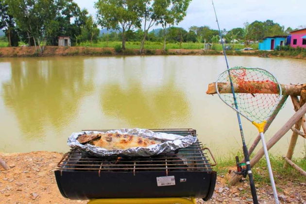 Фото к экскурсии Пикник у озера, рыбалка и ужин в голубой лагуне