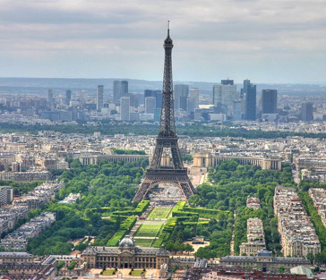 Париж с высоты птичьего полета. Экскурсия на Эйфелеву башню 