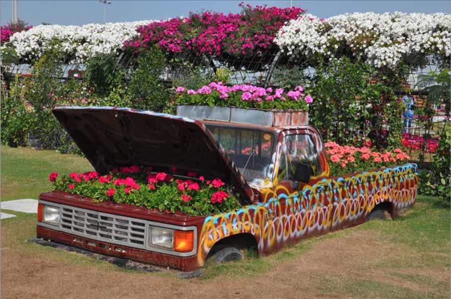 Парк цветов Miracle Garden и всемирная ярмарка Global Village из Абу-Даби - фото 4
