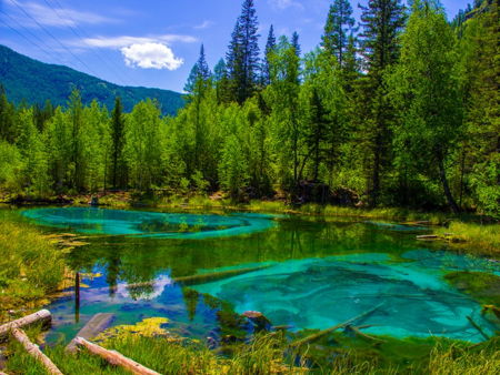 Голубые озёра