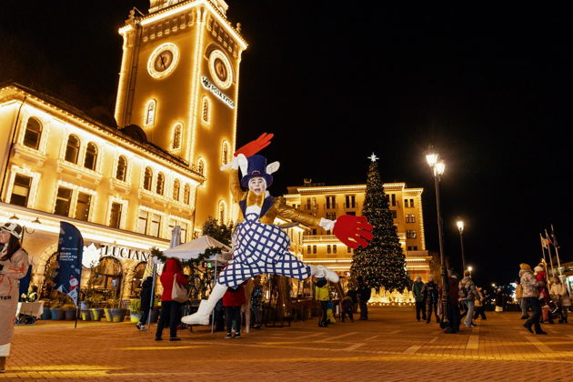 Новогодняя ночь 2026 на Розе Хутор: трансфер из Сочи