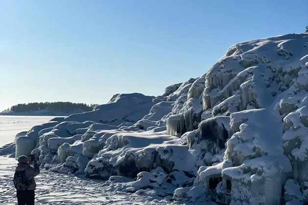 Ладожские шхеры и неповторимый Валаам на аэросанях — фото 3